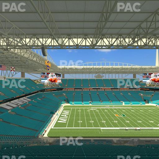Hard Rock Stadium - Section 349 Seat View
