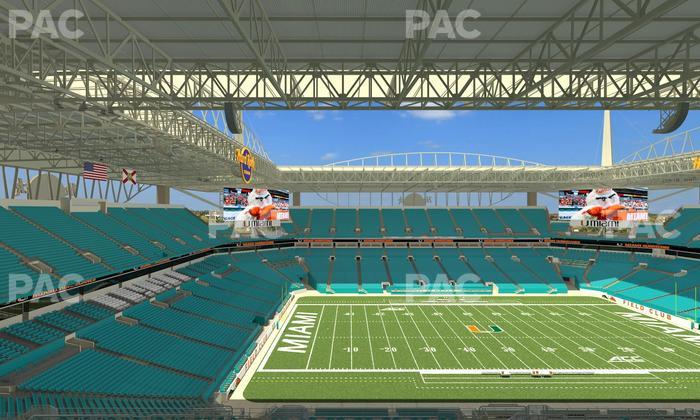 Hard Rock Stadium - Section 349 Seat View