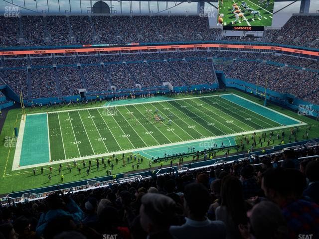 Hard Rock Stadium - Section 349 Seat View