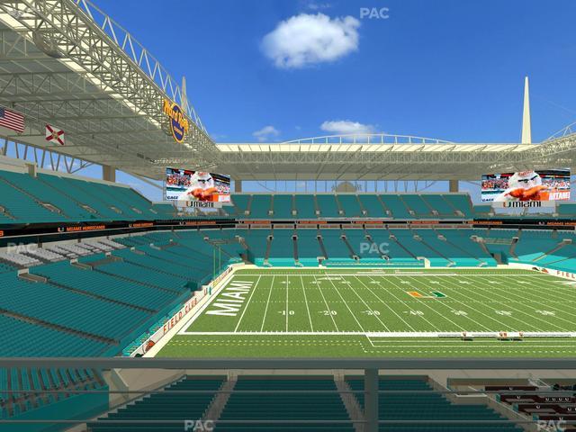 Hard Rock Stadium - Section 349 Seat View