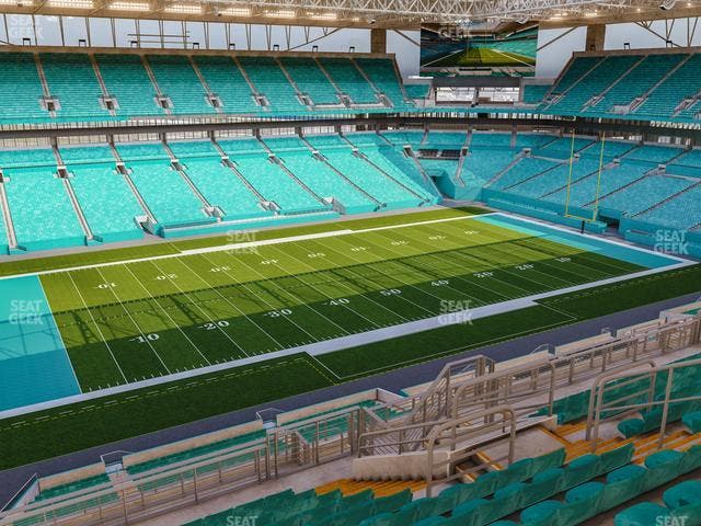Hard Rock Stadium - Section 350 Seat View