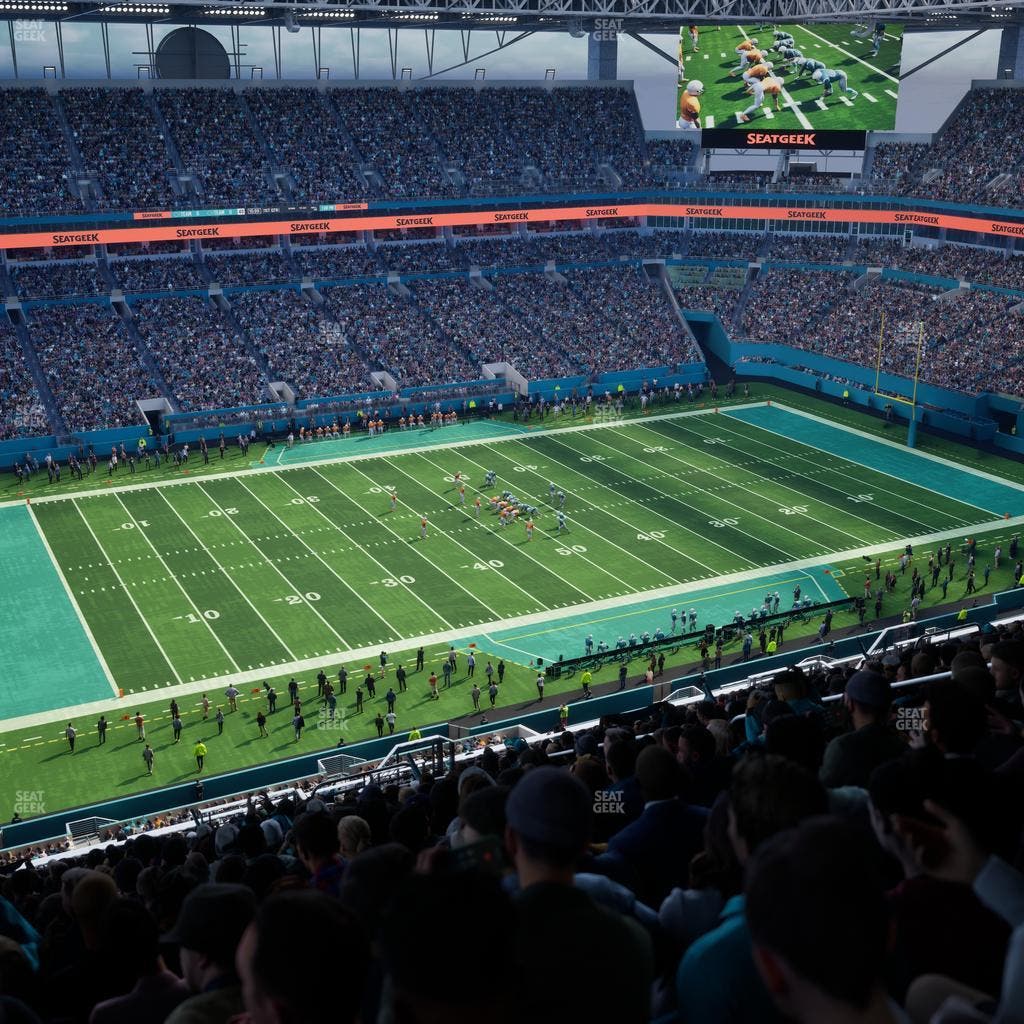 Hard Rock Stadium - Section 350 Seat View