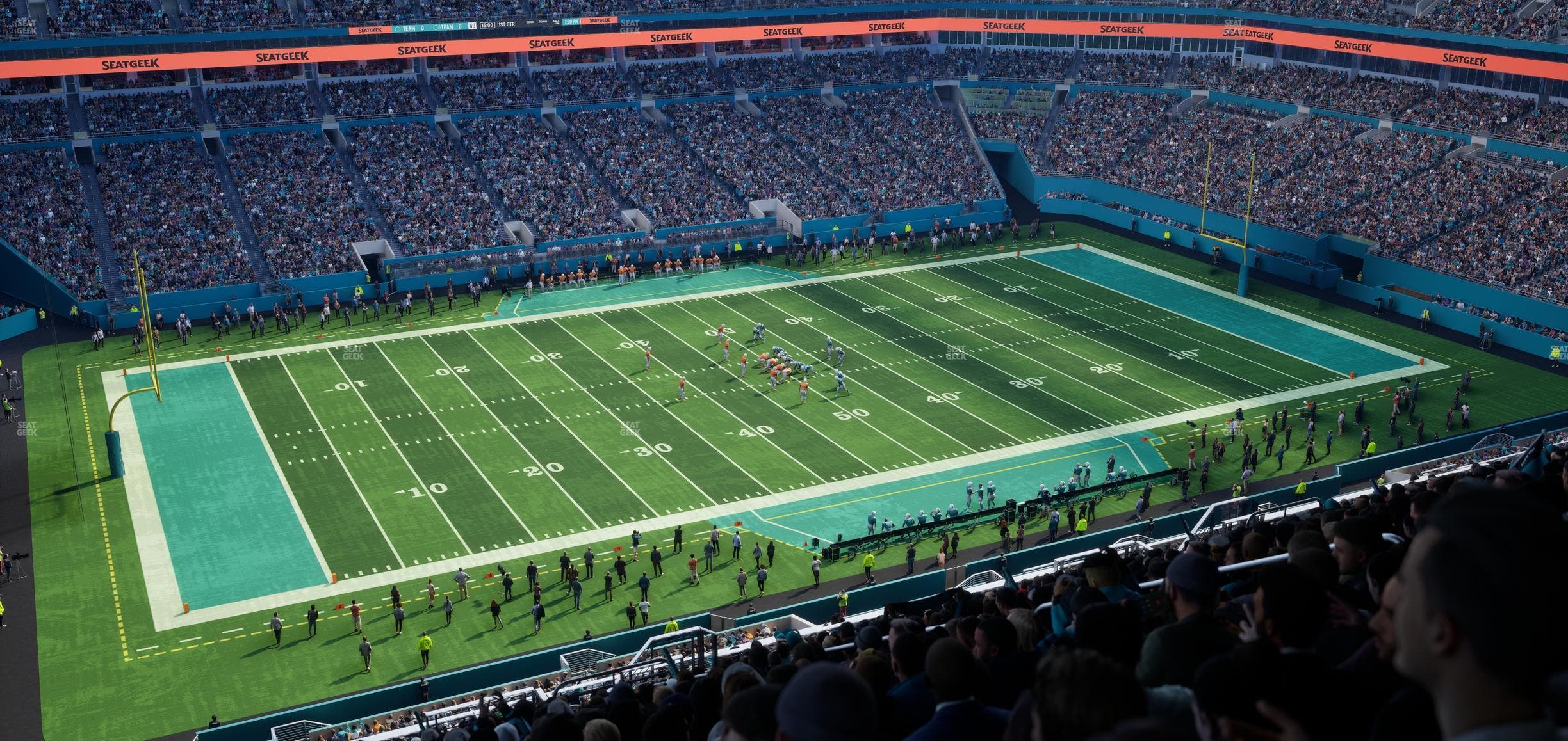Hard Rock Stadium - Section 350 Seat View