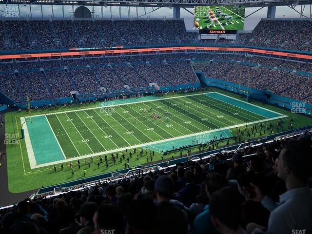 Hard Rock Stadium - Section 350 Seat View
