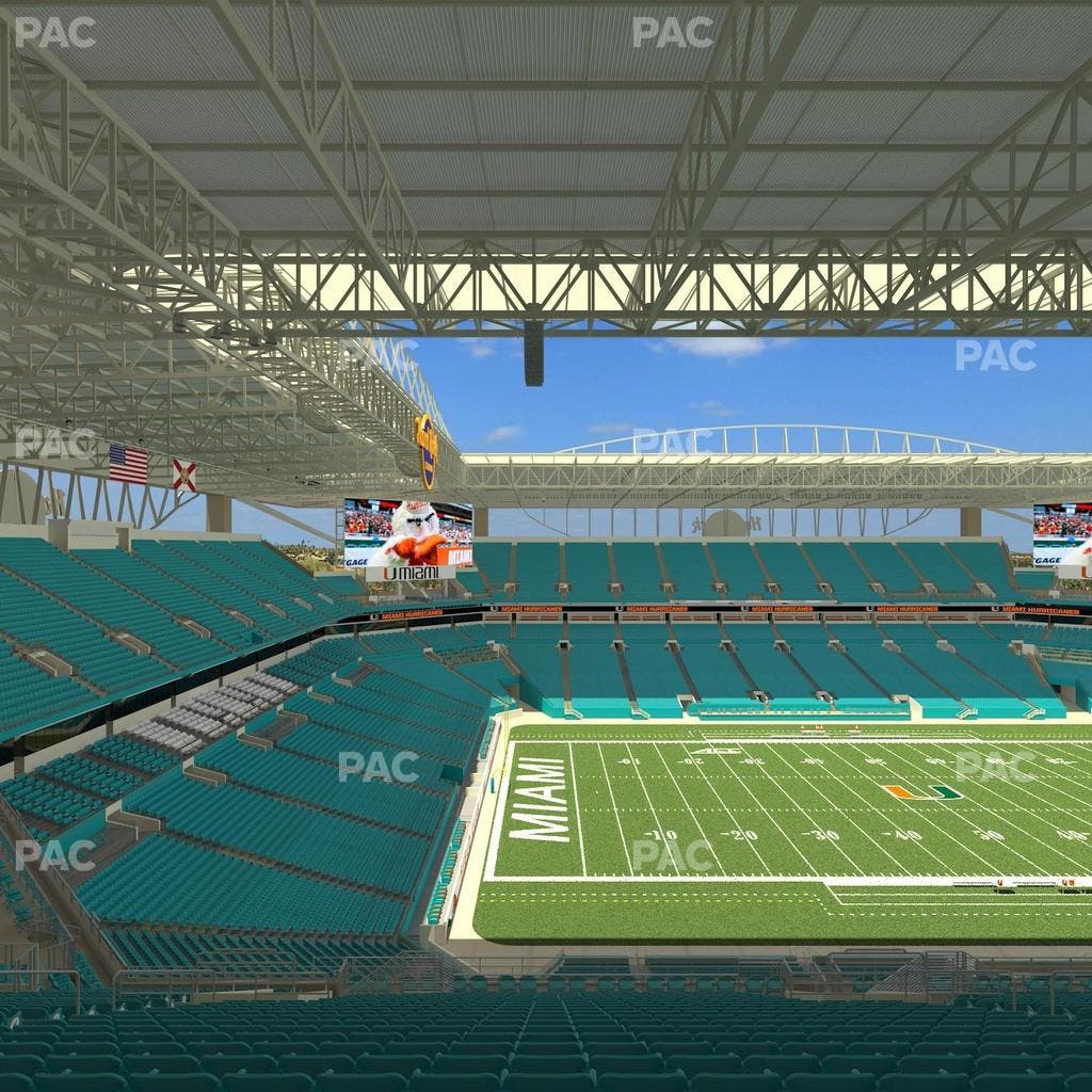 Hard Rock Stadium - Section 350 Seat View