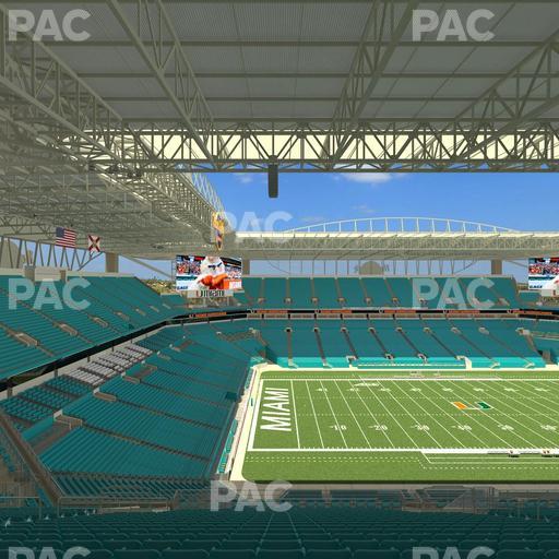 Hard Rock Stadium - Section 350 Seat View