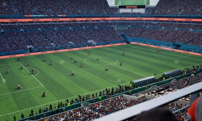 Hard Rock Stadium - Section 350 Seat View