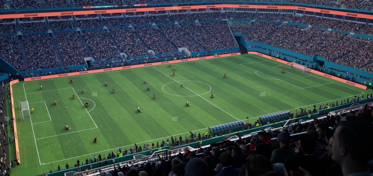 Hard Rock Stadium - Section 350 Seat View