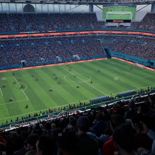 Hard Rock Stadium - Section 350 Seat View