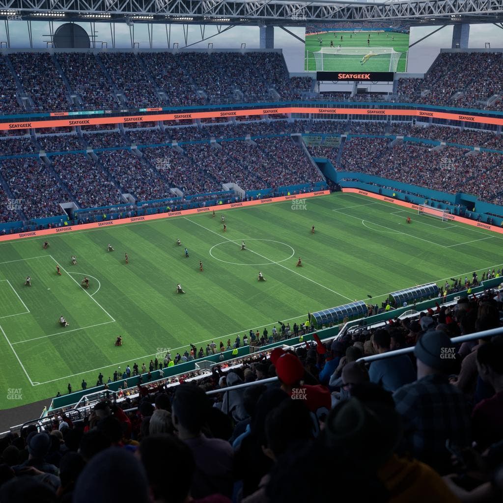 Hard Rock Stadium - Section 351 Seat View