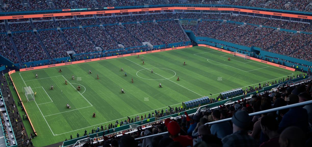 Hard Rock Stadium - Section 351 Seat View