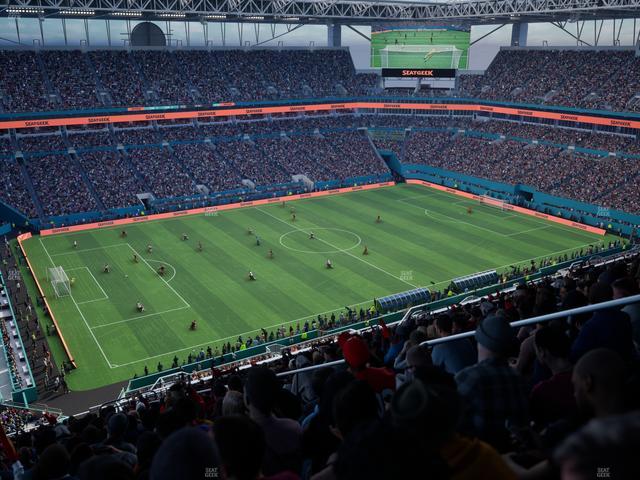 Hard Rock Stadium - Section 351 Seat View Hard Rock Stadium - Section 351 Seat View