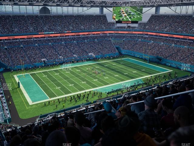 Hard Rock Stadium - Section 351 Seat View