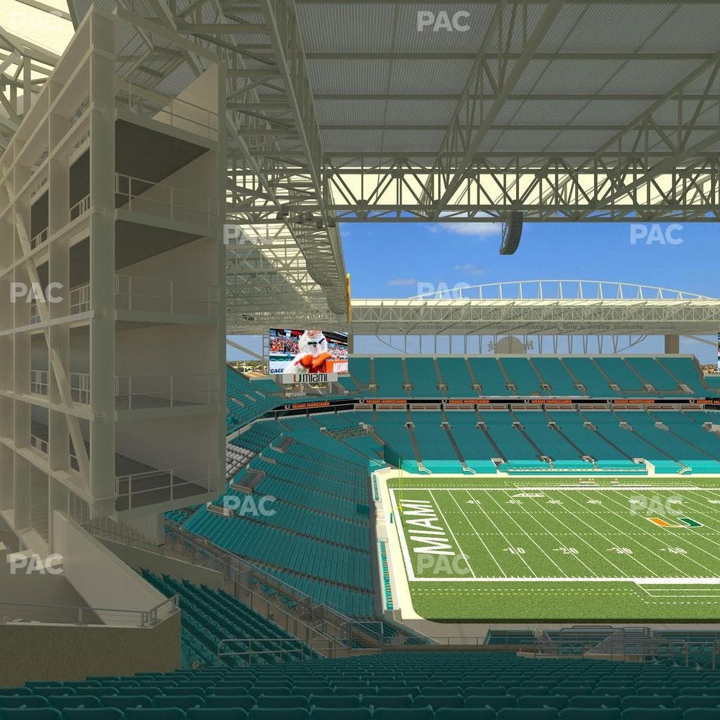 Hard Rock Stadium - Section 351 Seat View