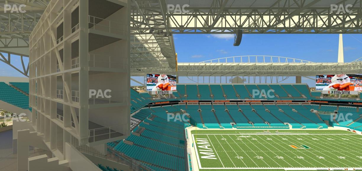 Hard Rock Stadium - Section 351 Seat View