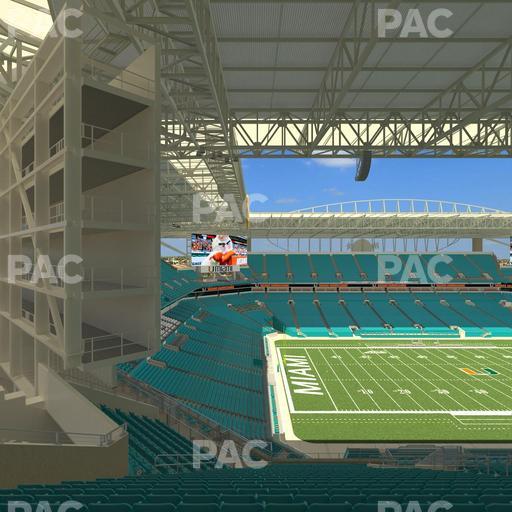 Hard Rock Stadium - Section 351 Seat View