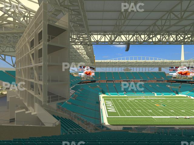Hard Rock Stadium - Section 351 Seat View Hard Rock Stadium - Section 351 Seat View