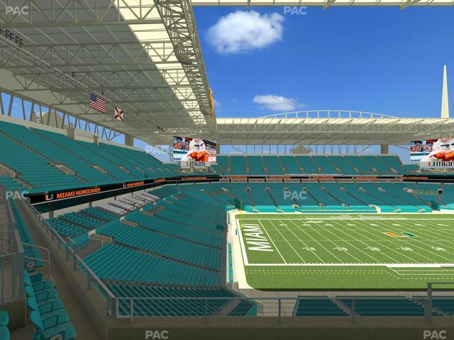 Hard Rock Stadium - Section 351 Seat View