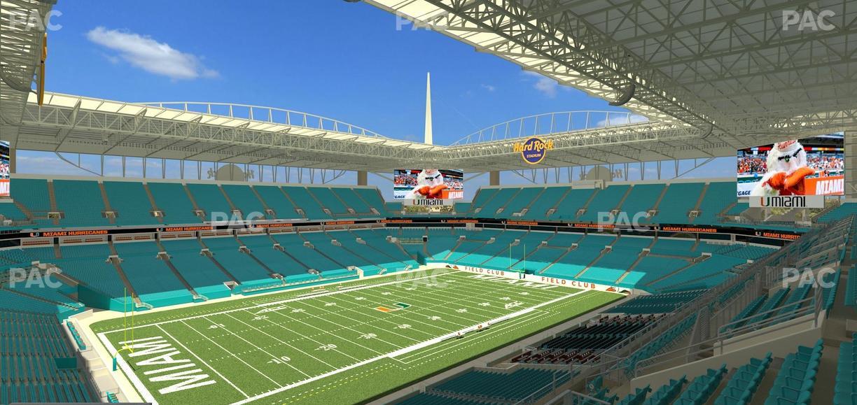 Hard Rock Stadium - Section 352 Seat View