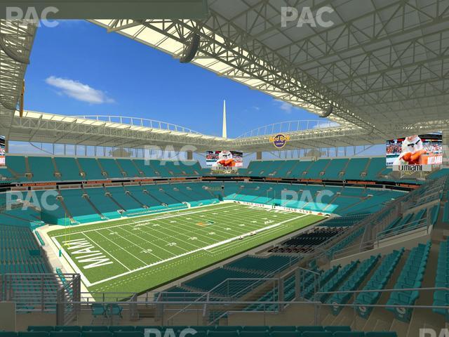 Hard Rock Stadium - Section 352 Seat View Hard Rock Stadium - Section 352 Seat View