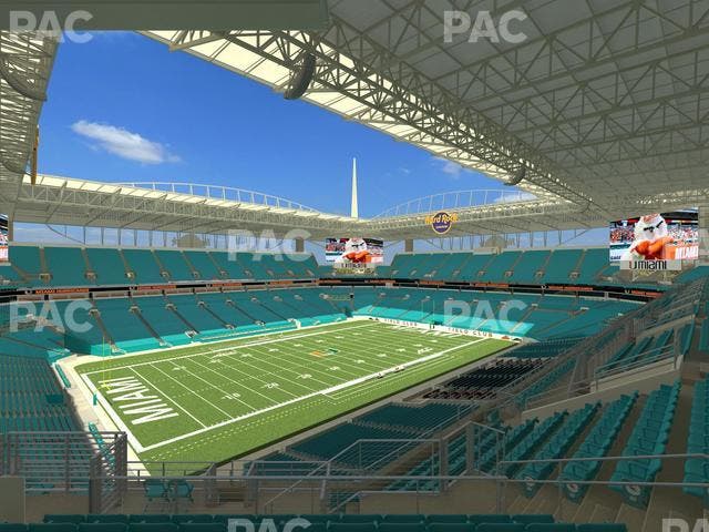 Hard Rock Stadium - Section 352 Seat View