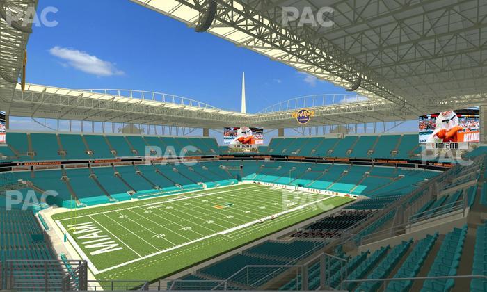 Hard Rock Stadium - Section 352 Seat View