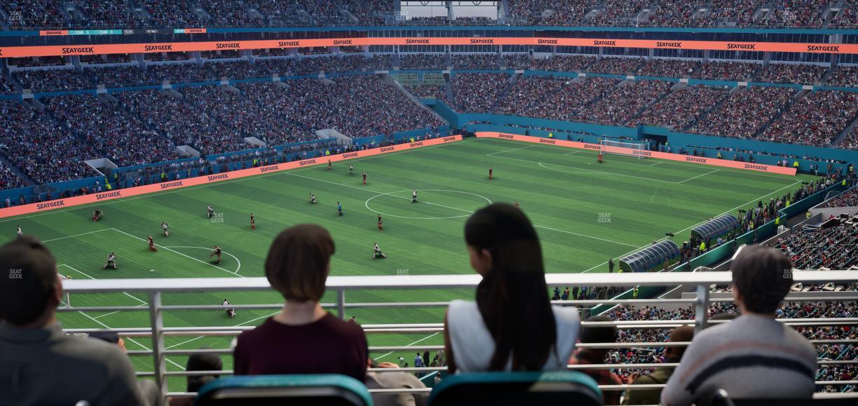 Hard Rock Stadium - Section 353 Patio Terrace Seat View