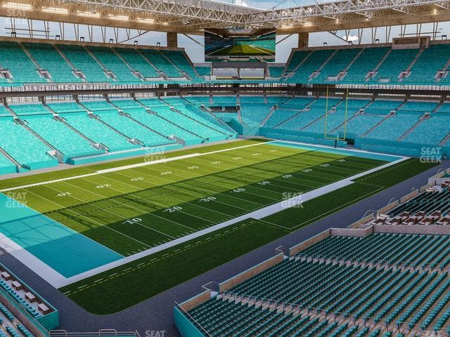 Hard Rock Stadium - Section 353 Patio Terrace Seat View