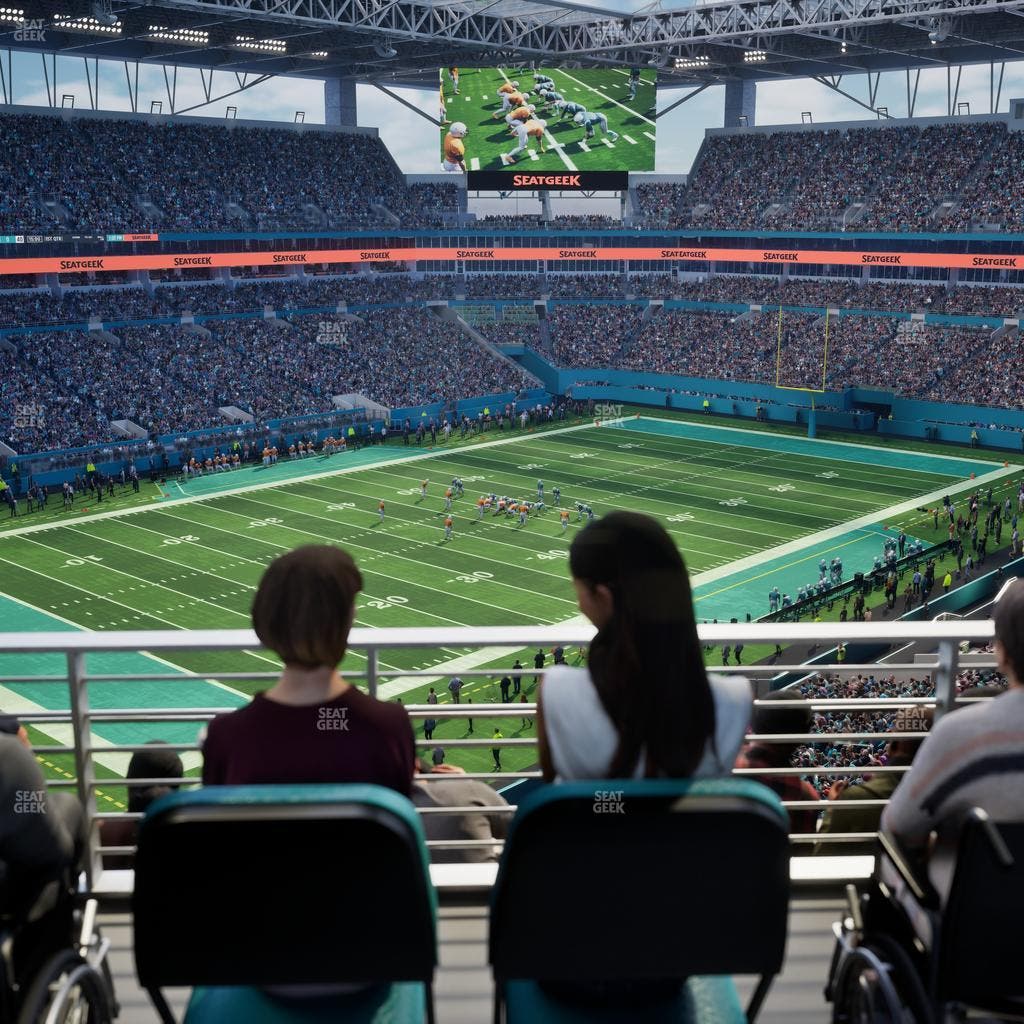 Hard Rock Stadium - Section 353 Patio Terrace Seat View