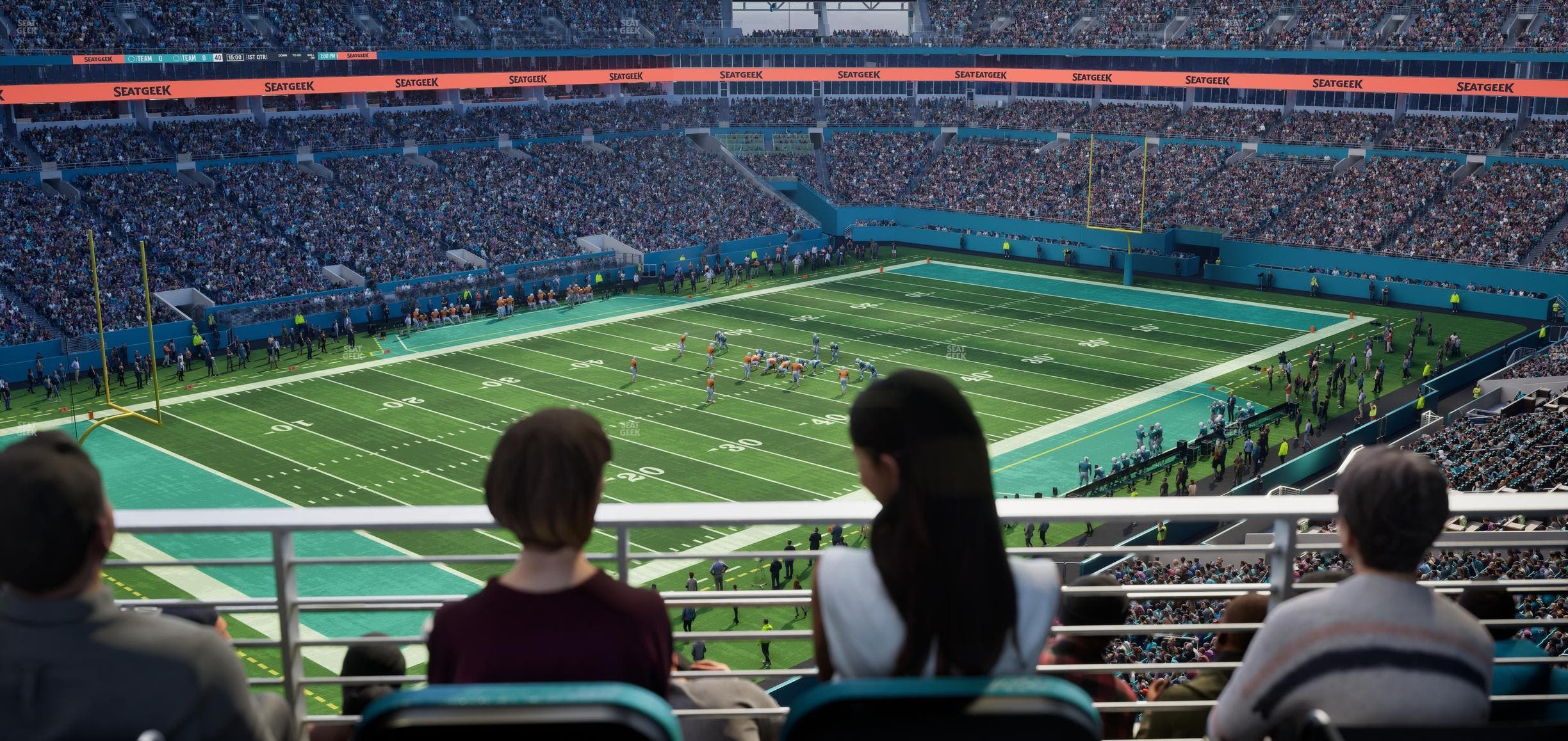 Hard Rock Stadium - Section 353 Patio Terrace Seat View