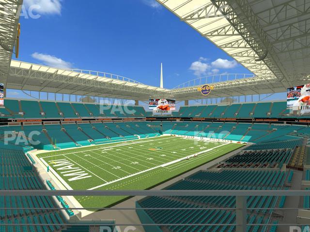 Hard Rock Stadium - Section 353 Seat View Hard Rock Stadium - Section 353 Seat View