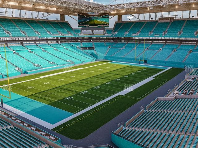 Hard Rock Stadium - Section 354 Patio Terrace Seat View