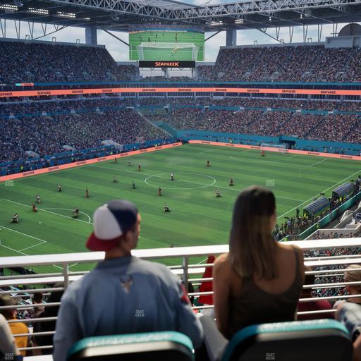 Hard Rock Stadium - Section 354 Patio Terrace Seat View