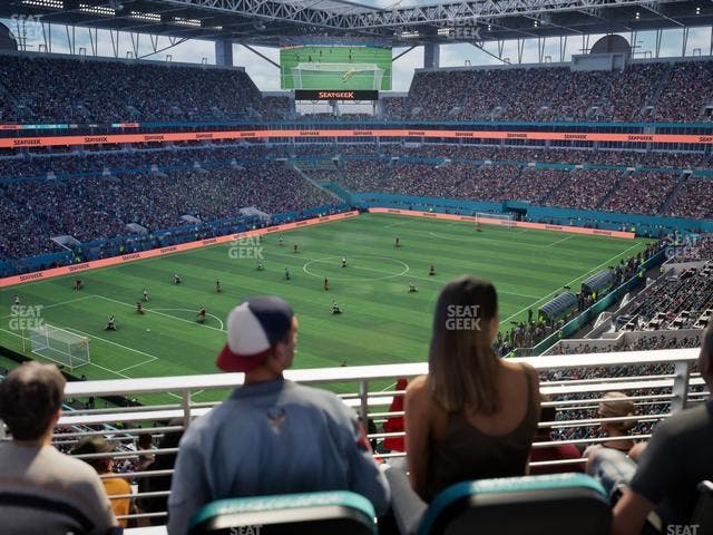 Hard Rock Stadium - Section 354 Patio Terrace Seat View