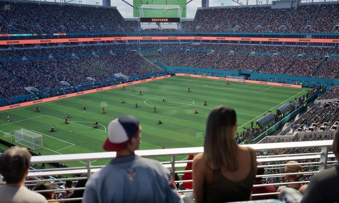 Hard Rock Stadium - Section 354 Patio Terrace Seat View