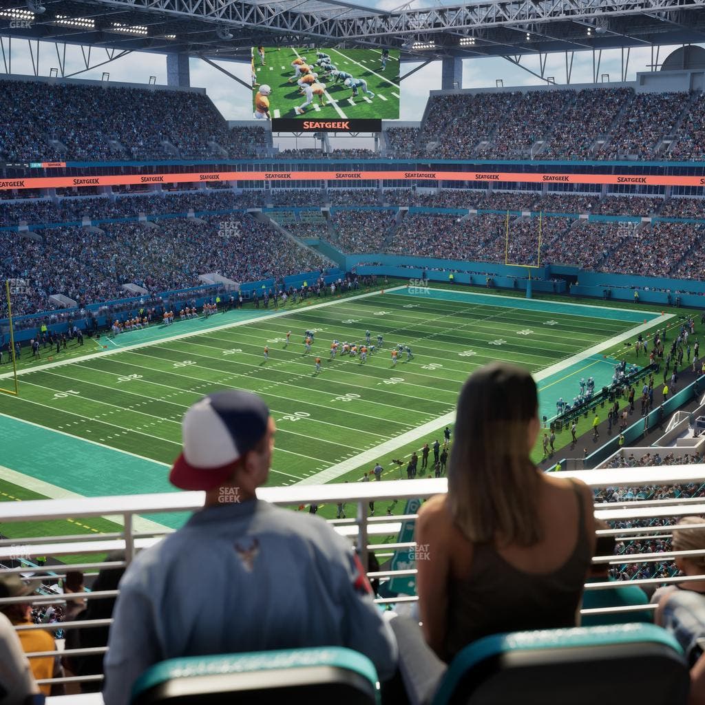 Hard Rock Stadium - Section 354 Patio Terrace Seat View