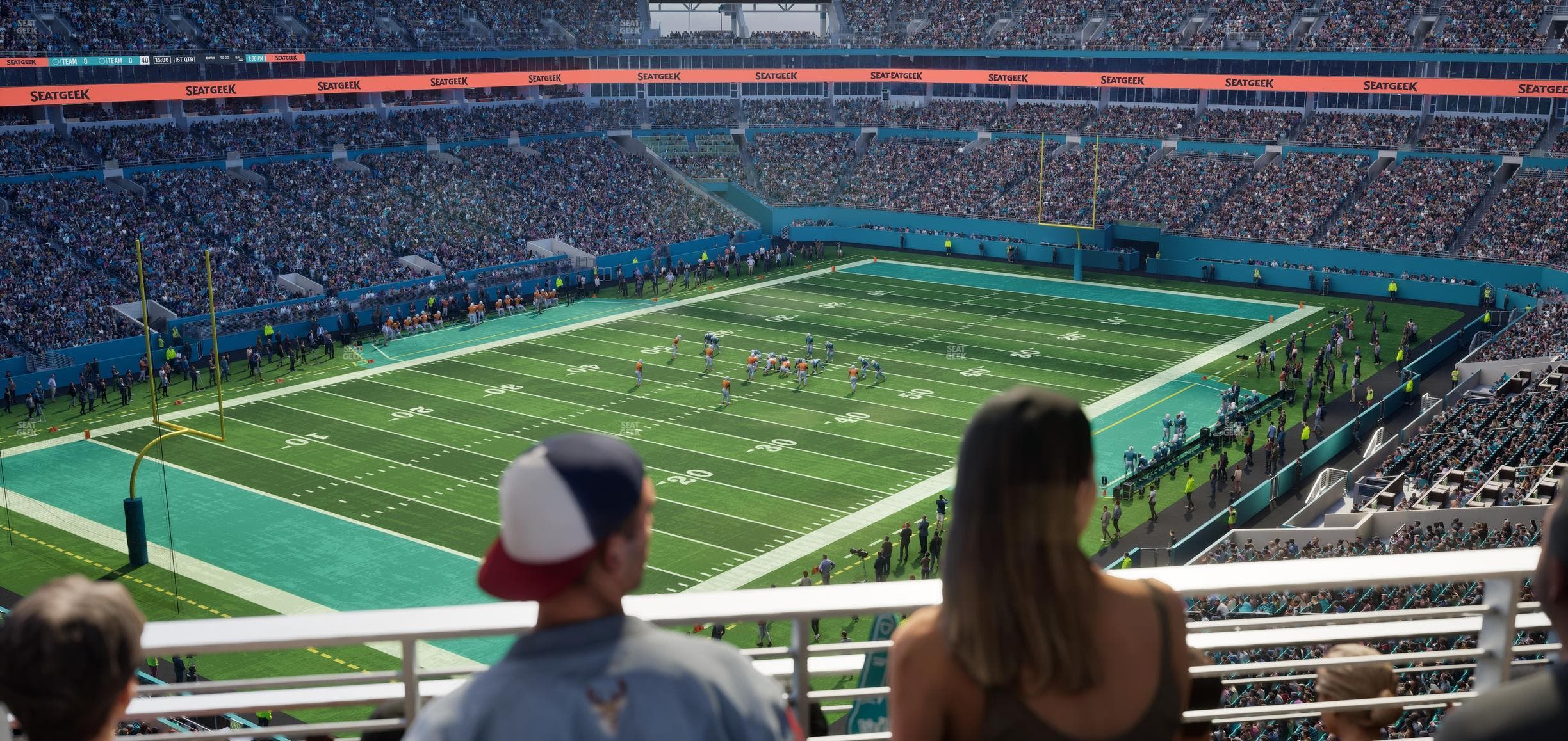 Hard Rock Stadium - Section 354 Patio Terrace Seat View