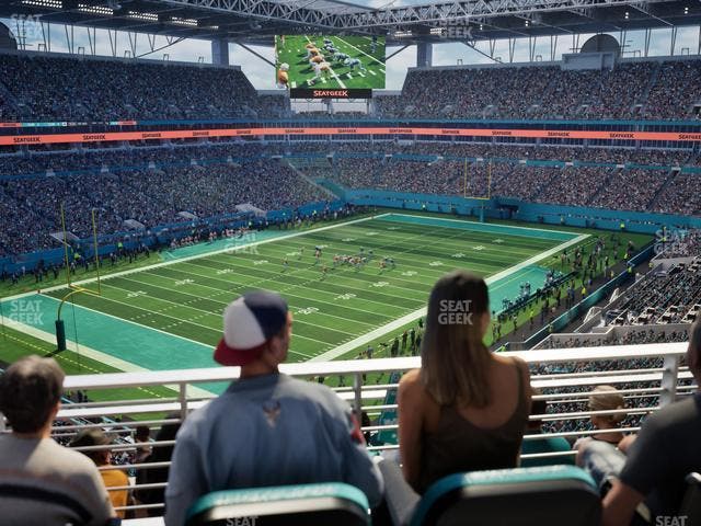Hard Rock Stadium - Section 354 Patio Terrace Seat View