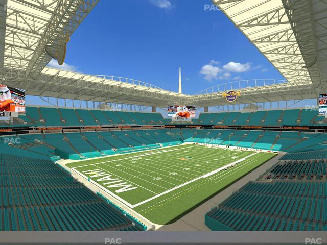 Hard Rock Stadium - Section 354 Seat View
