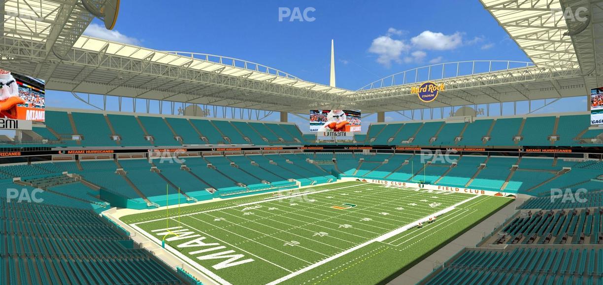 Hard Rock Stadium - Section 354 Seat View