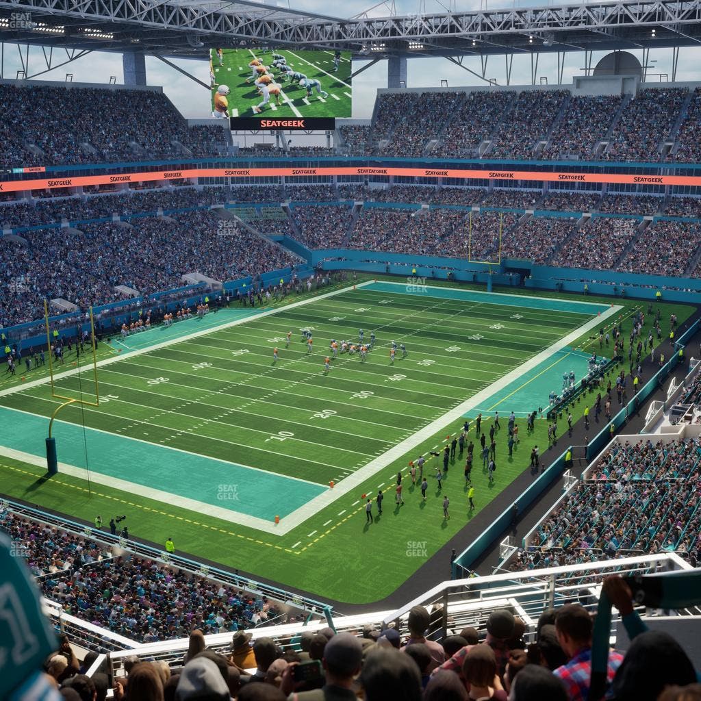 Hard Rock Stadium - Section 355 Seat View