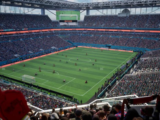 Hard Rock Stadium - Section 355 Seat View Hard Rock Stadium - Section 355 Seat View