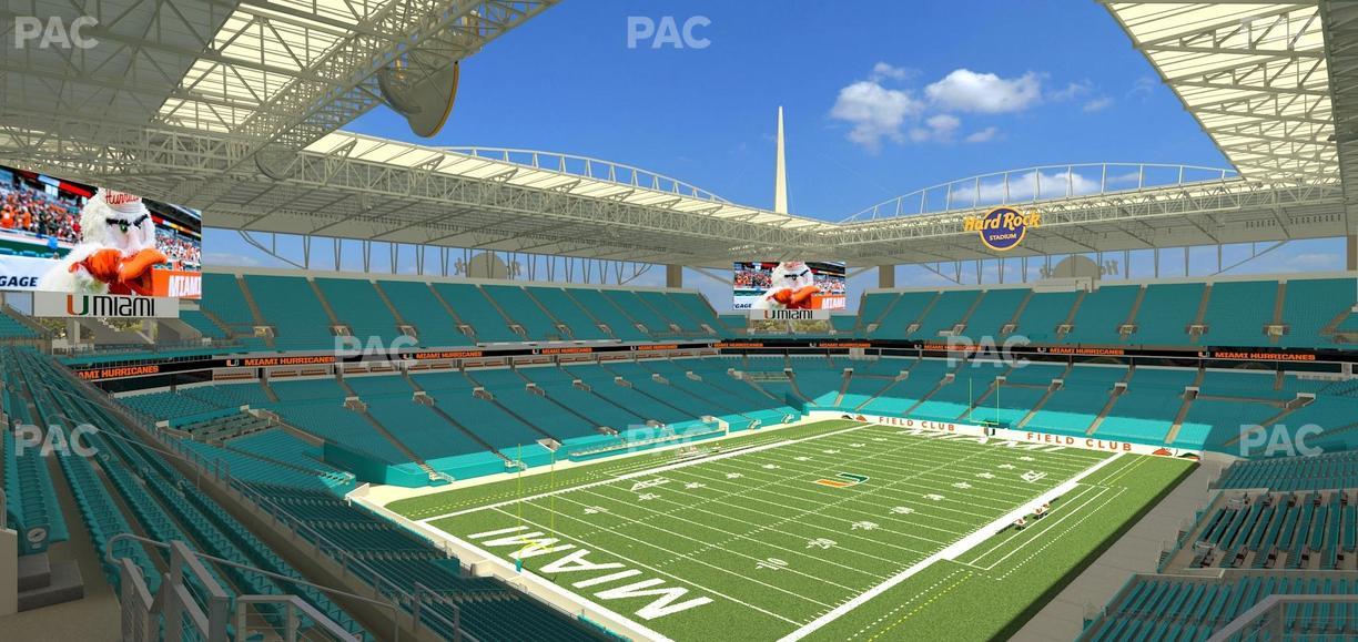 Hard Rock Stadium - Section 355 Seat View