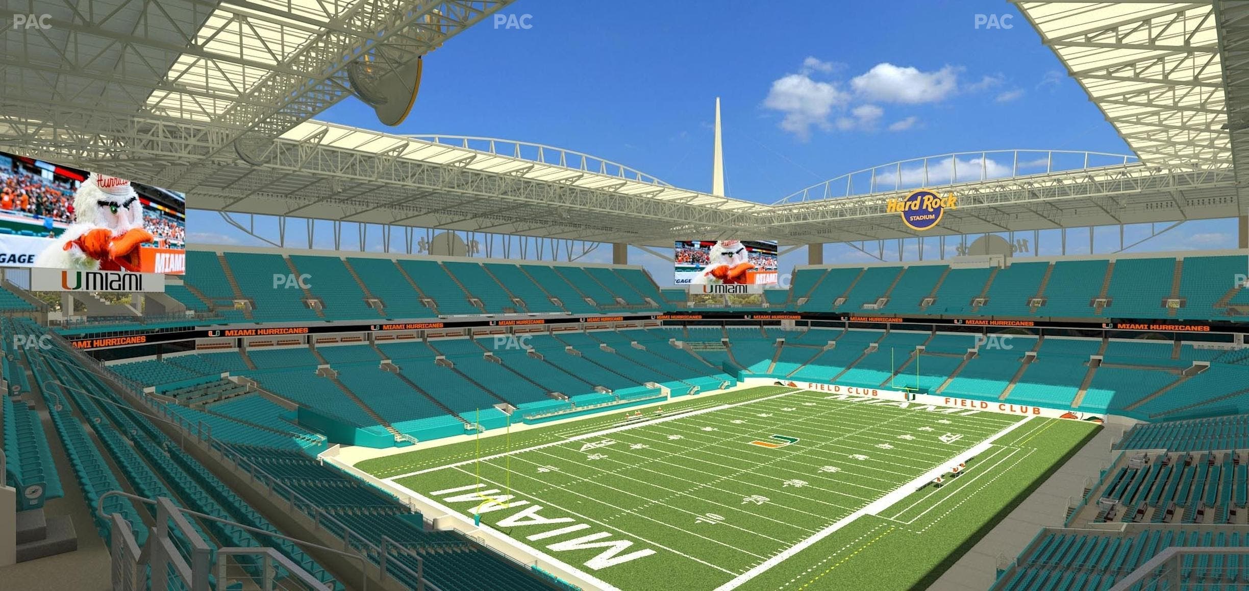 Hard Rock Stadium - Section 355 Seat View