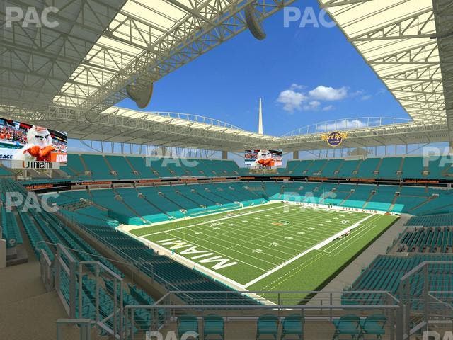 Hard Rock Stadium - Section 355 Seat View