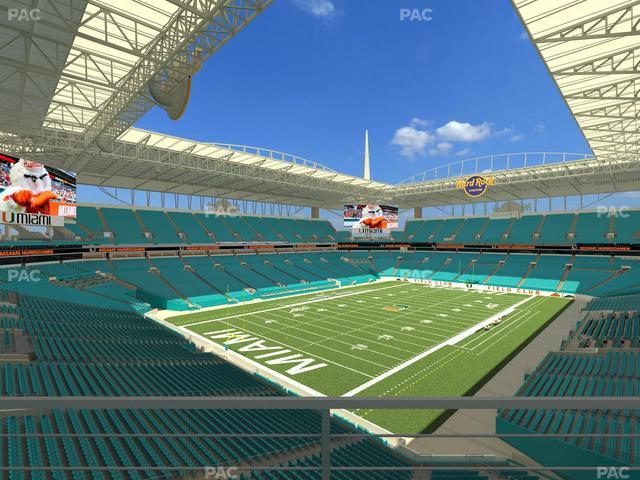 Hard Rock Stadium - Section 355 Seat View