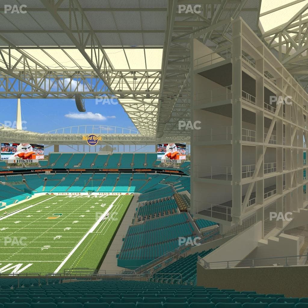Hard Rock Stadium - Section 356 Seat View