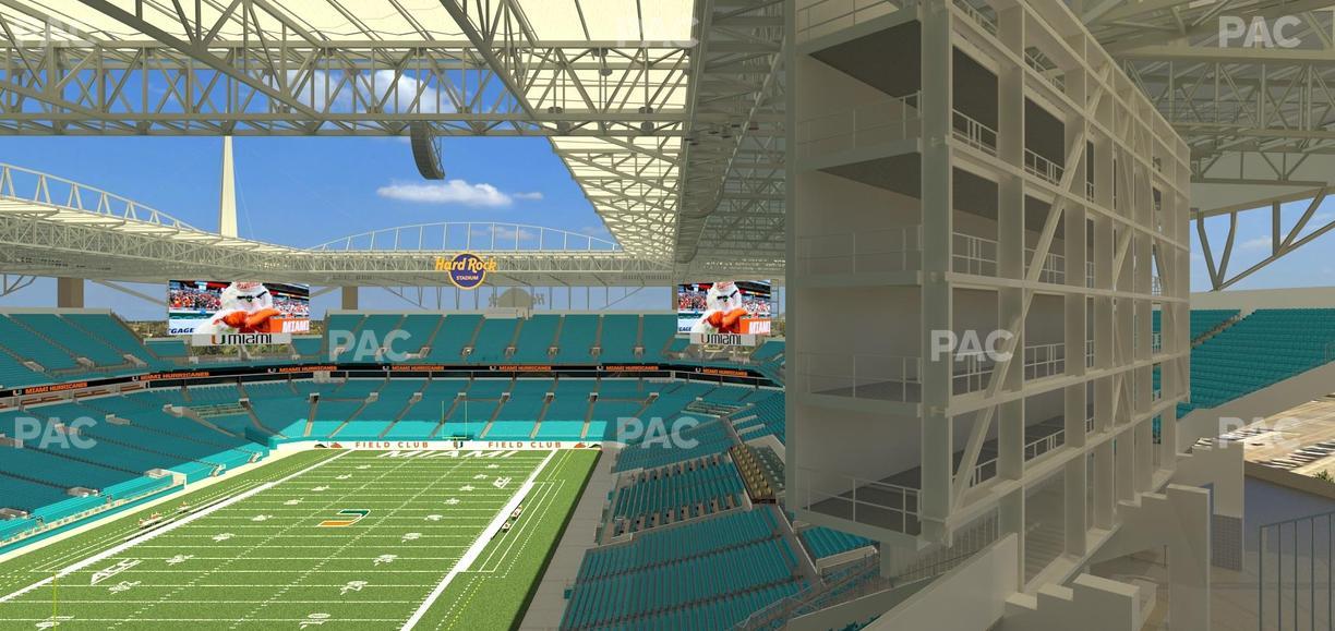 Hard Rock Stadium - Section 356 Seat View