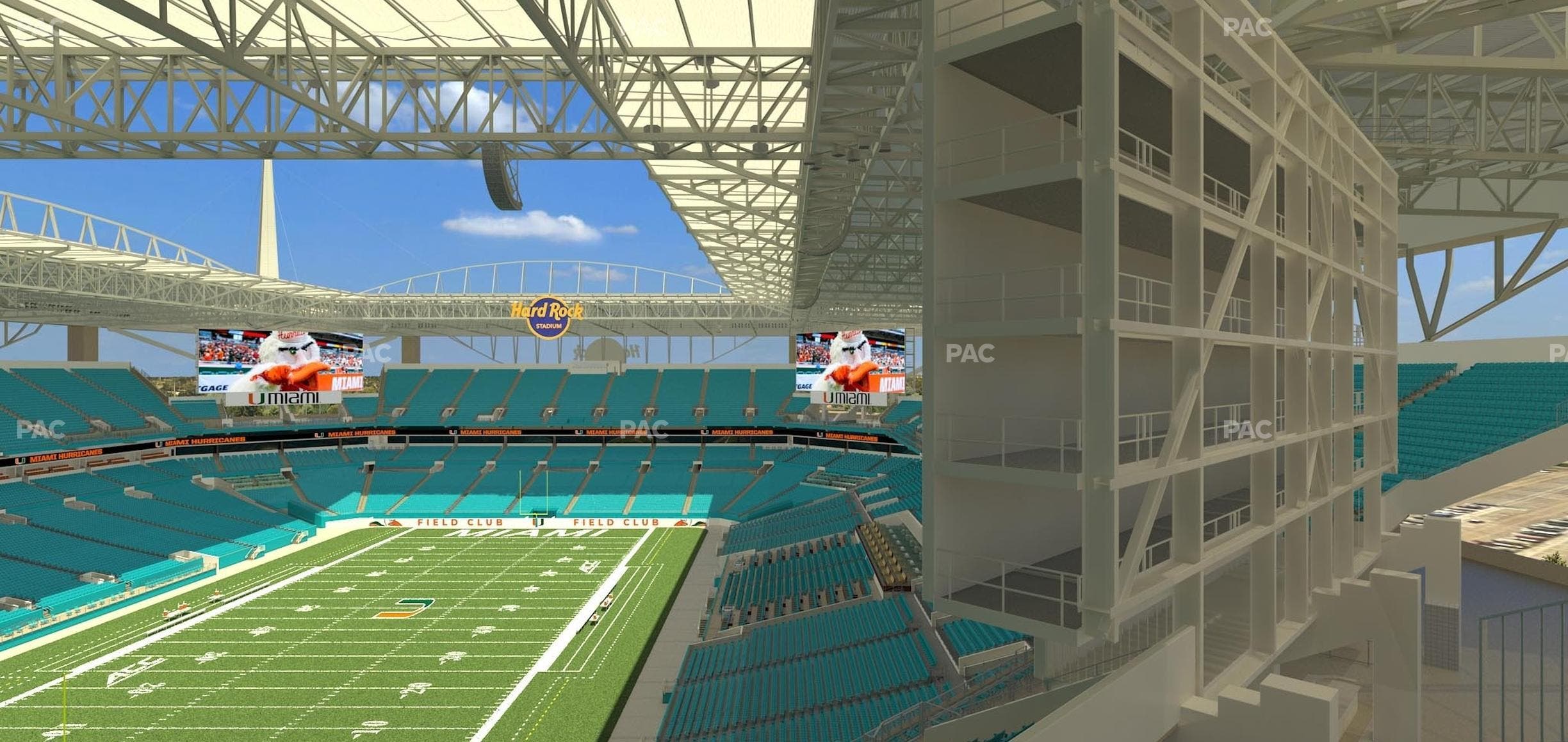 Hard Rock Stadium - Section 356 Seat View