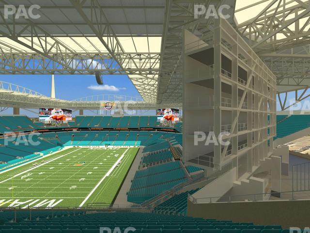 Hard Rock Stadium - Section 356 Seat View Hard Rock Stadium - Section 356 Seat View